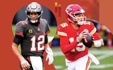 Facts and figures about Tom Brady, Patrick Mahomes and … the Fridge.