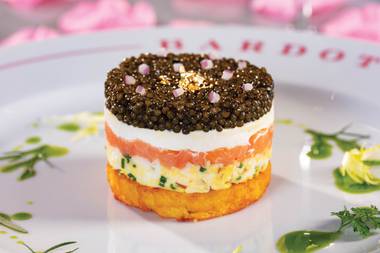 The Kaluga Caviar Parfait at Bardot Brasserie