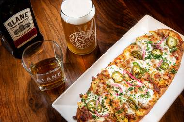 Smashed Pig is an esteemed downtown gastropub that serves up English-inspired pub fare with a twist. The Pork-Y-Pineapple flatbread is the ideal combination of salty and sweet—leaving you ready for a shot and a beer to wash it down.