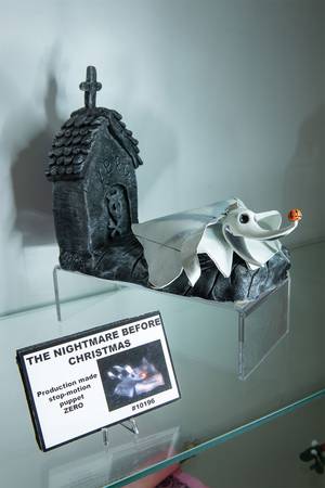 Production-made stop-motion puppet of Zero used in <em>The Nightmare Before Christmas</em>