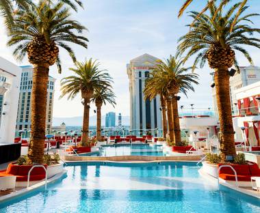 The rooftop pool club will be open on weekends for daytime and nighttime events.