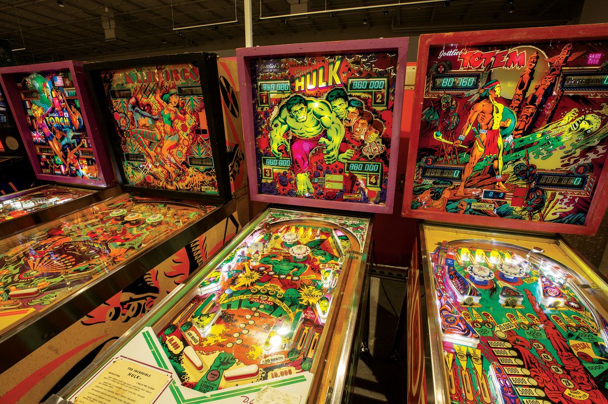 Inside the new Pinball Hall of Fame location on the Las Vegas