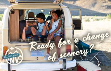 Ready for a change of scenery? Good thing you live in Nevada: Road Trip Capital of the USA.
