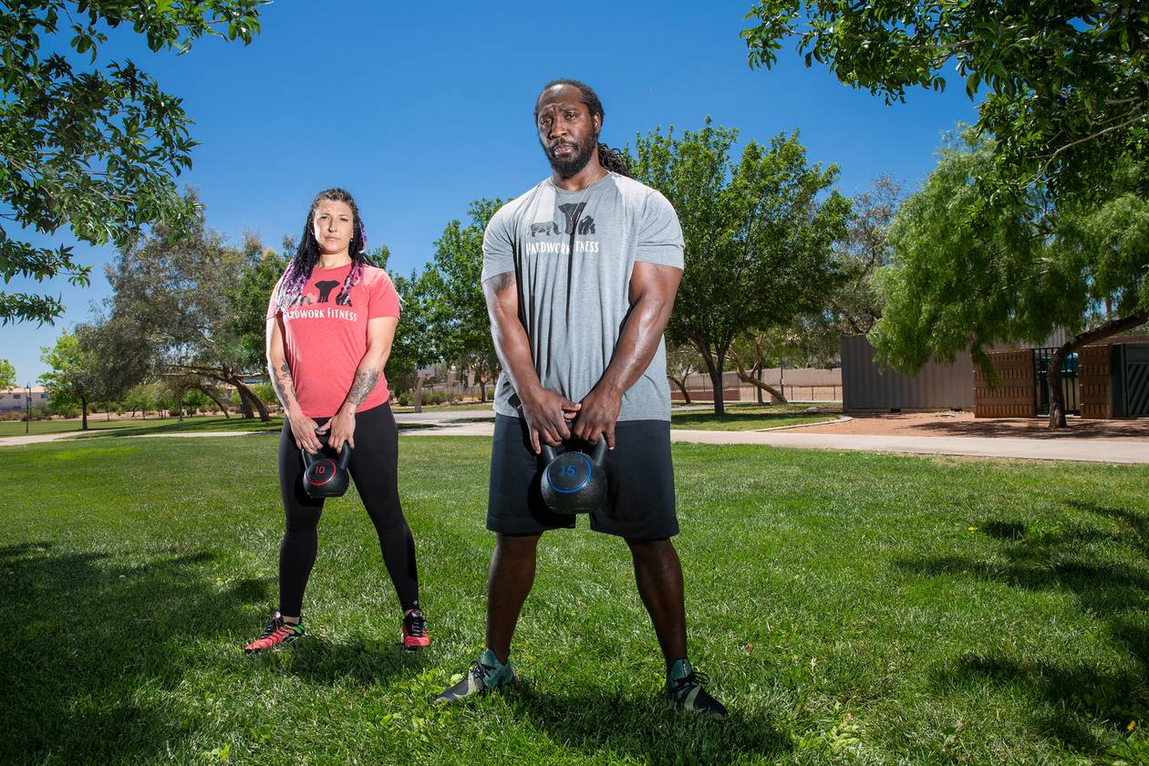 A lot of people get bored in the gym doing the same thing over and over, so bootcamp is a great way to get a variety of things going,” says Hardwork Fitness coach Hannah Pringle.