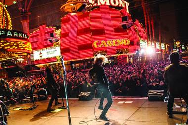 Live music returns to the Fremont Street Experience on June 1.