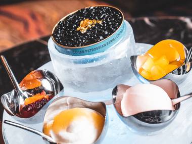 Is there anything more indulgent than caviar for dessert?