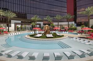 A pool at Resorts World