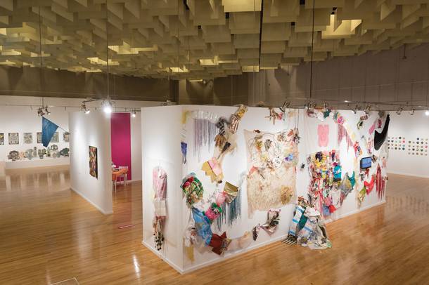 Adriana Chavez’s “Finding My Light,” at the Ashanti McGee-curated ‘A Common Thread’ at UNLV’s Marjorie Barrick Museum of Art