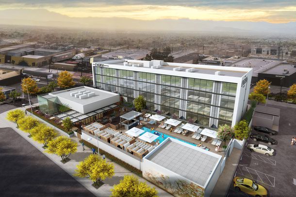 A rendering of the English Hotel