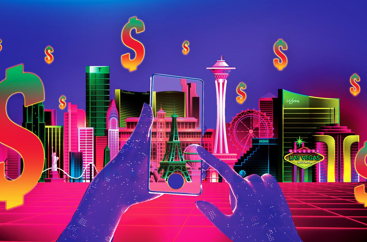 Cashless Las Vegas: ​​A city built on currency moves toward a ...