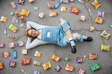 Theresa Leeds with items from her “Snack Shack” at Las Vegas Academy of the&nbsp;Arts