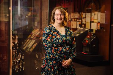 Maggie Bukowski, curator of manuscripts, photos and library at the Nevada State Museum