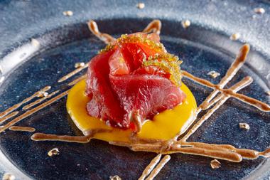 Anima’s cured tuna sashimi