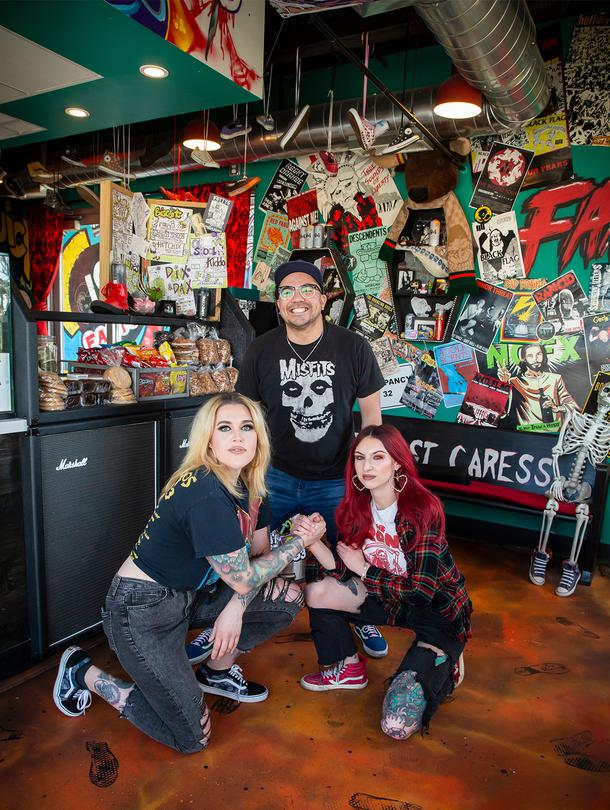 Allyson Yaecker, Julio Cerda and Savannah King