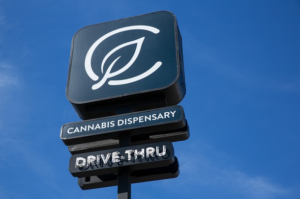 Photograph: Drive-Thru Cannabis at Curaleaf Dispensary - Las Vegas Weekly