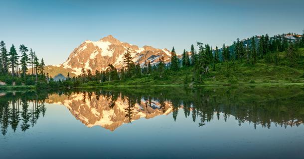 Mount Shuksan & Picture Lake in Whatcom County.