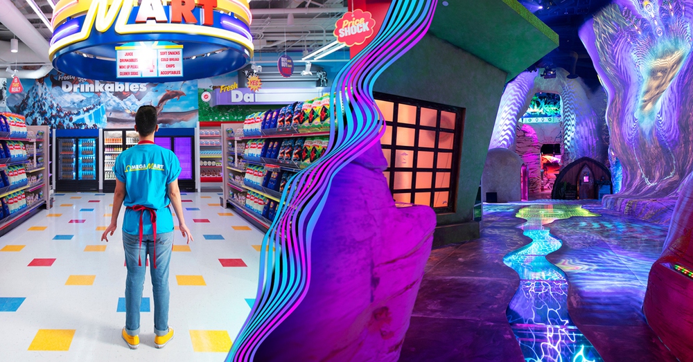 Inside the world of Omega Mart a complete, multisensory experience
