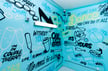 Also known as ESPO, the artist’s freehand creations offer messages of affirmation and twisty wordplay.