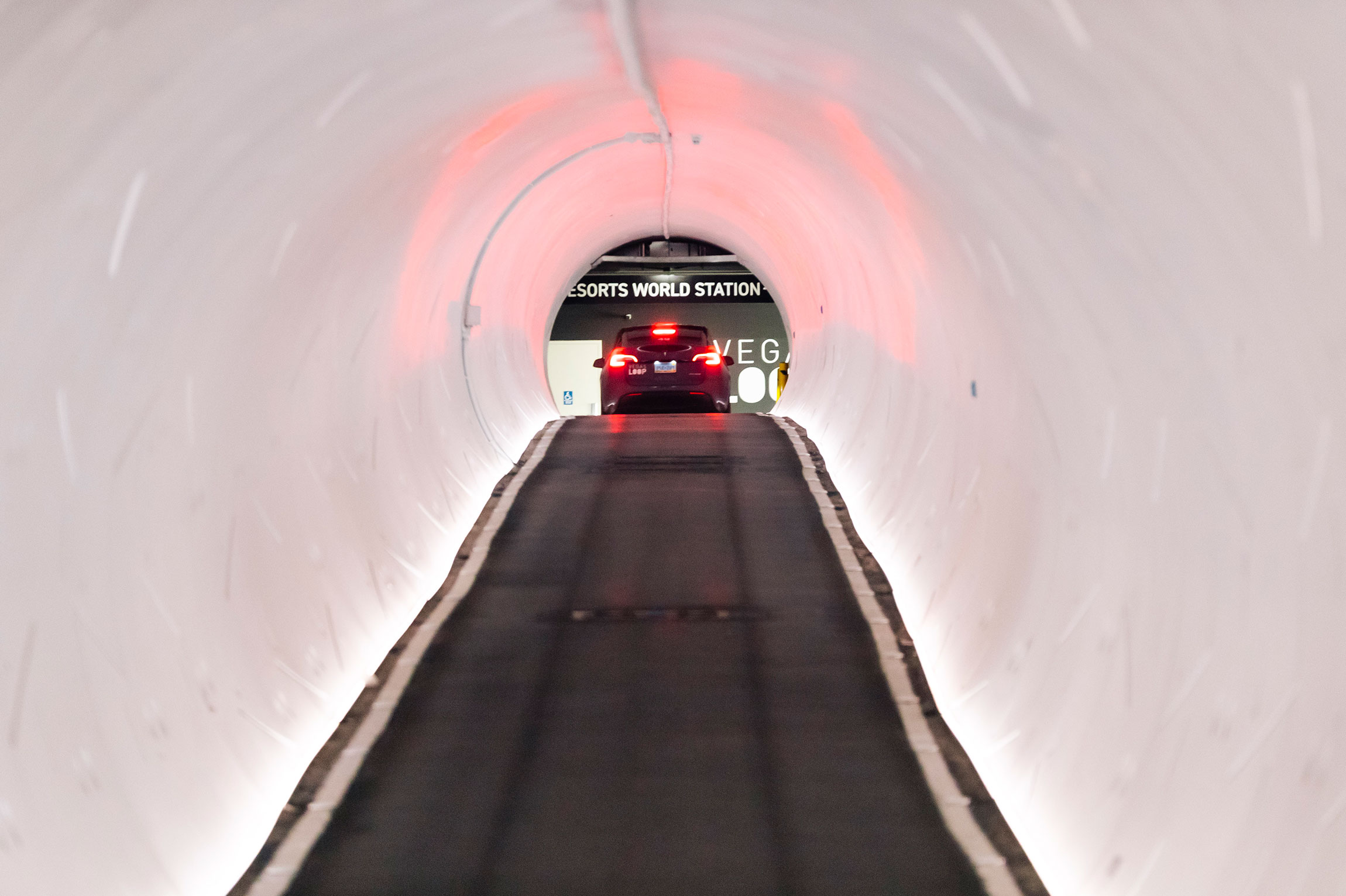 Going Inside The Boring Co tunnel at Resorts World Las Vega
