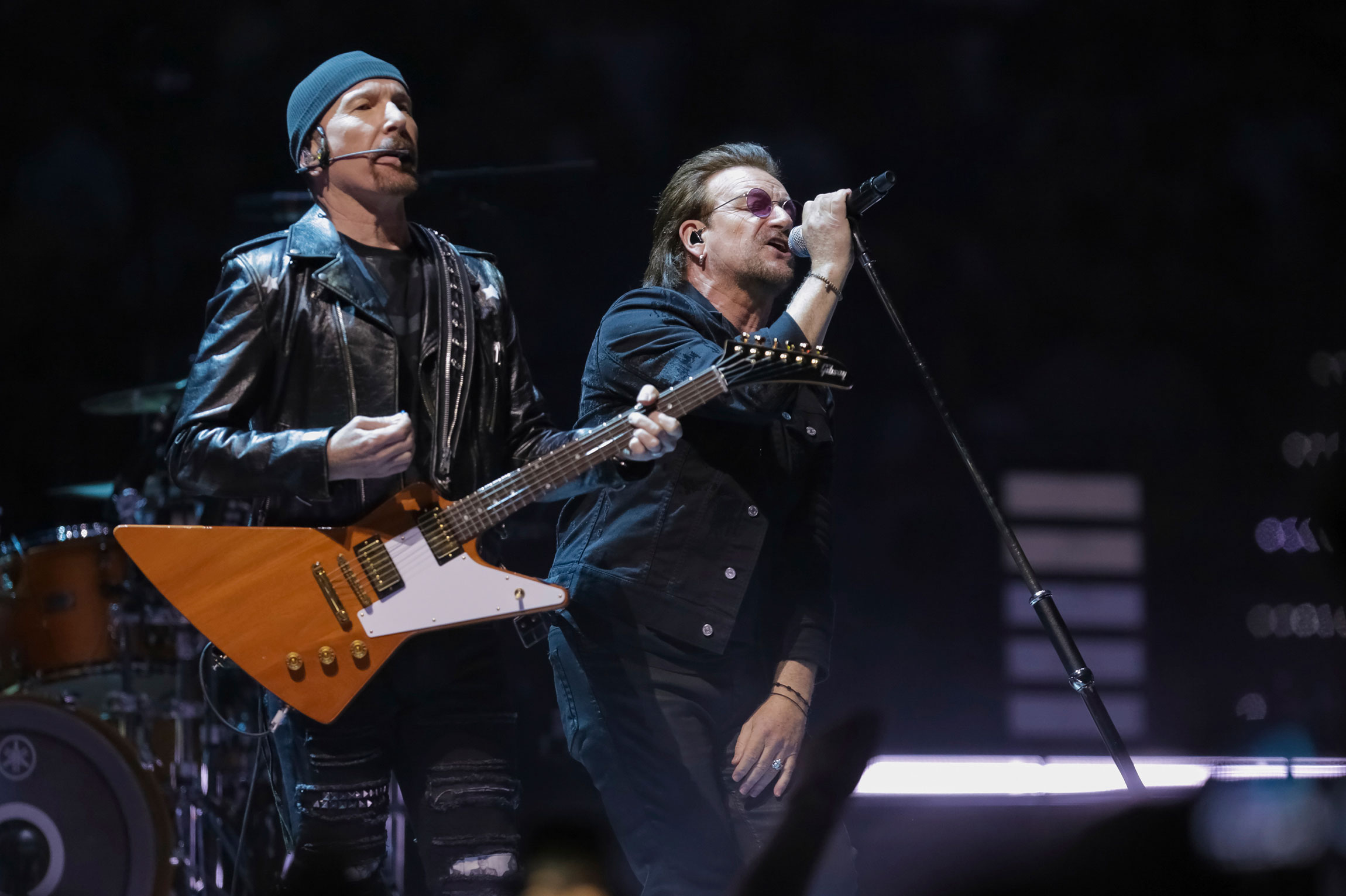U2 debuts new song 'Atomic City' with Downtown Las Vegas video shoot