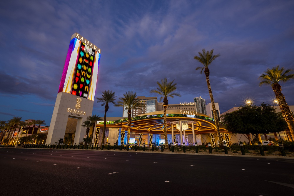LAS VEGAS - Oct 28: Landmark Bally's Hotel And Casino On The Vegas Strip In  Las Vegas