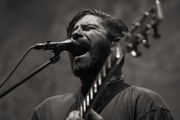 Yannis Philippakis of Foals performs at Brooklyn Bowl