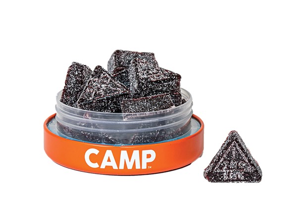 Blackberry Solventless Gummy (CAMP at The Source+) (Courtesy)