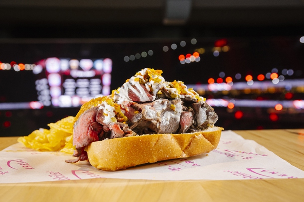 Prime Rib Sandwich at Four Peaks Carvery