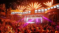 First off, Mandalay Bay’s perennial party source Daylight Beach Club brings back last year’s innovation, the Latin night swim, with Neon Vibra.