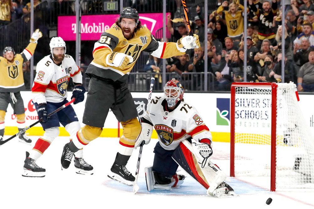 Golden Knights take 2-0 lead in Stanley Cup Final with 7-2 win over  Panthers - WTOP News