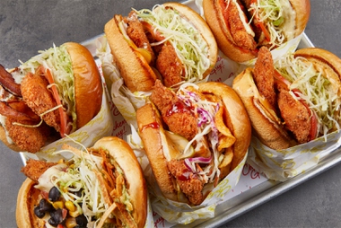 Fuel up Fieri-style at the new Chicken Guy at Caesars Palace.