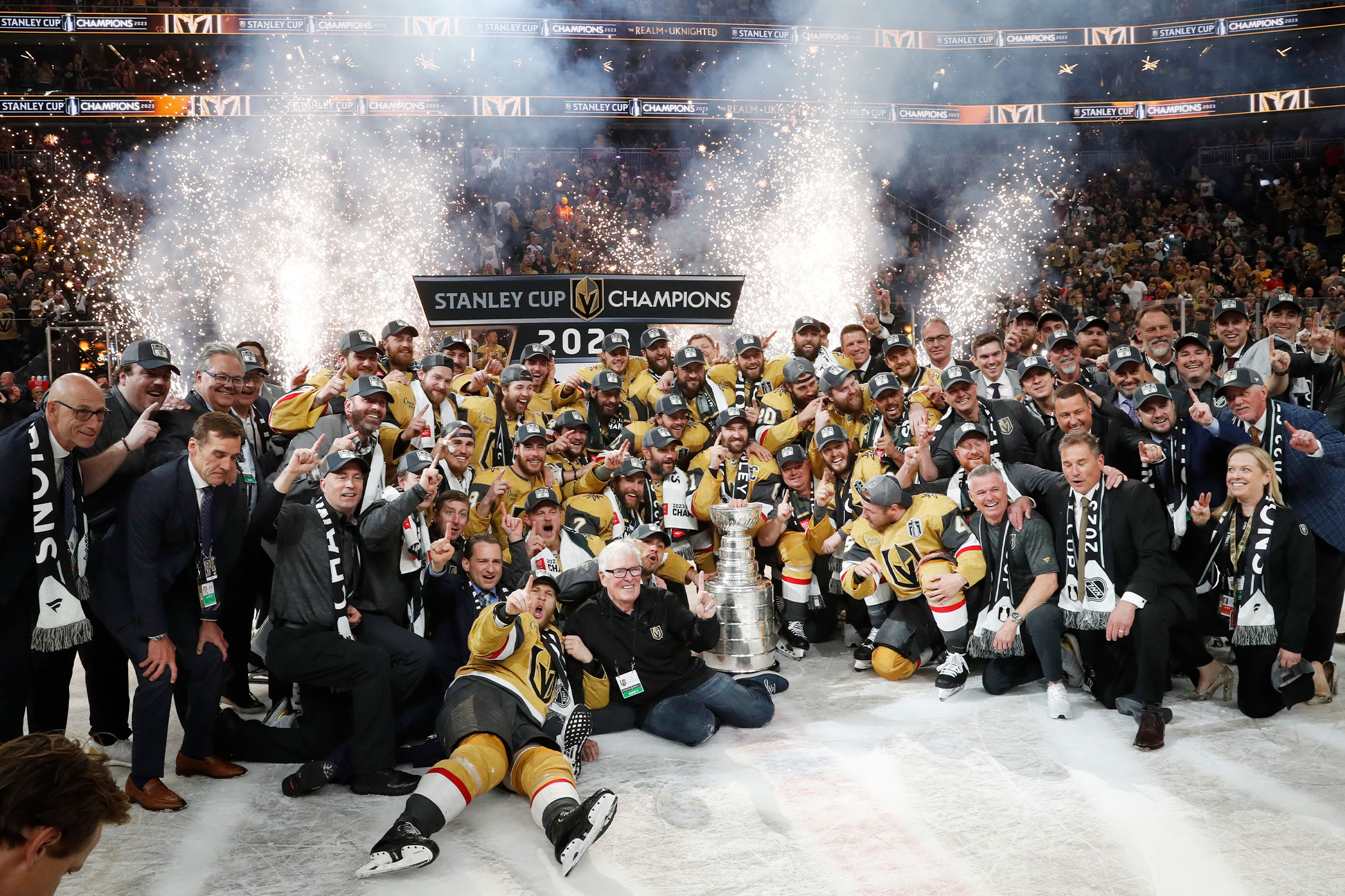 Vegas Golden Knights 2023 Stanley Cup Champions Flamingo