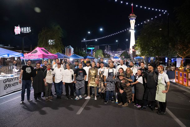 Local chefs at Vegas Unstripped 2021 (Angie Ortaliza / Courtesy)