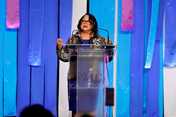 Phyllis A. James speaking at the Women’s Leadership Conference 2023