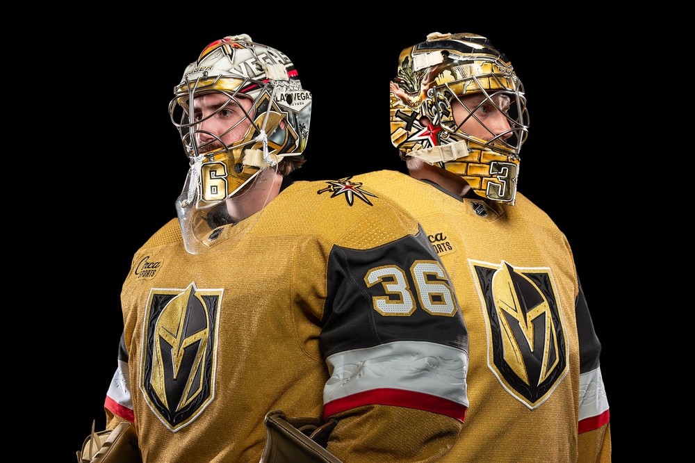 Longtime friends and VGK goaltending tandem Adin Hill and Logan Thompson  are ready to run it back - Las Vegas Weekly