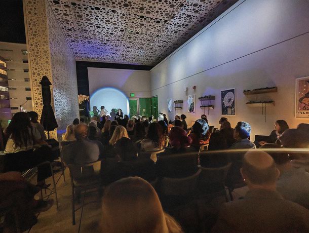 The Meth Lunches book launch event at the Beverly Theater on October 12.