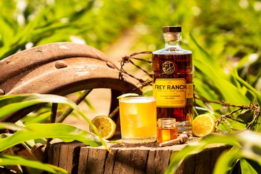 Frey Ranch whiskey is available at local liquor stores and popular local restaurants and bars including Al Solito Posto, Bar Zazu, DW Bistro and the Golden Tiki.