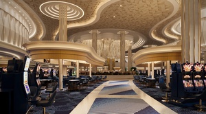 Fontainebleau’s luxe interior.
