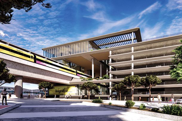 Rancho Cucamonga Station rendering