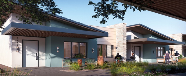 Rendering of Opportunity Village’s East Las Vegas Neighborhood Club.