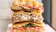 The new UnCommons eatery uses a house-made schiacciata for all its sandwiches, baking in-house daily and rewarming to keep the bread crispy and chewy.