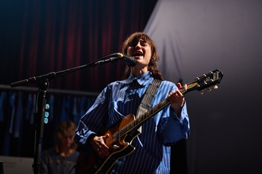 The indie folk-pop star brought a wealth of genre-hopping grooves to the stage.
