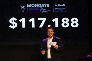 Mark Shunock hosting the 2020 telethon raising money for local entertainment workers in need during the pandemic. 