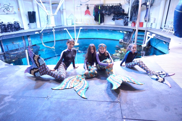 Mermaid School at the Silverton Aquarium 