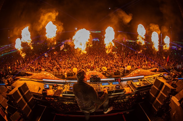 Tiёsto performs at EDC 2024. 