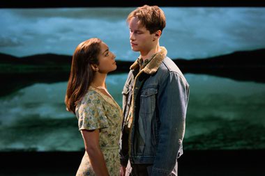 Chiara Trentalange and Ben Biggers in Girl from the North Country 
