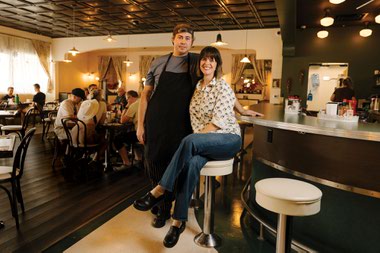 Winnie & Ethel’s diner owners Aaron Lee and Mallory Gott serve up the brunches and roll with the punches