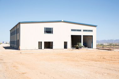 A building for entertainers and touring artists under construction at Desert Breeze Park events center.  