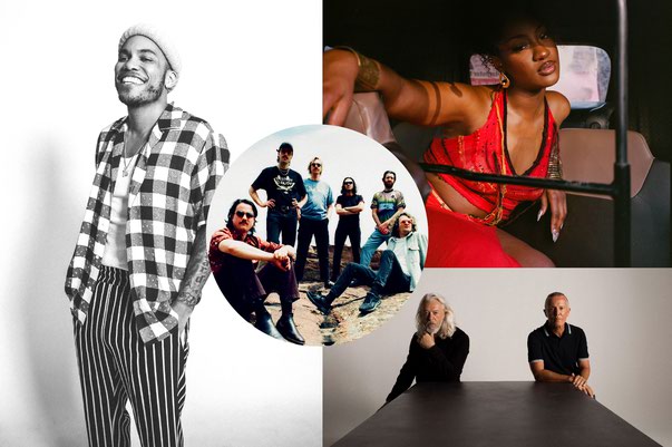 Anderson .Paak, King Gizzard and the Lizard Wizzard, Tems, Tears for Fears