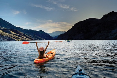 Kayakers at Willow Beach.